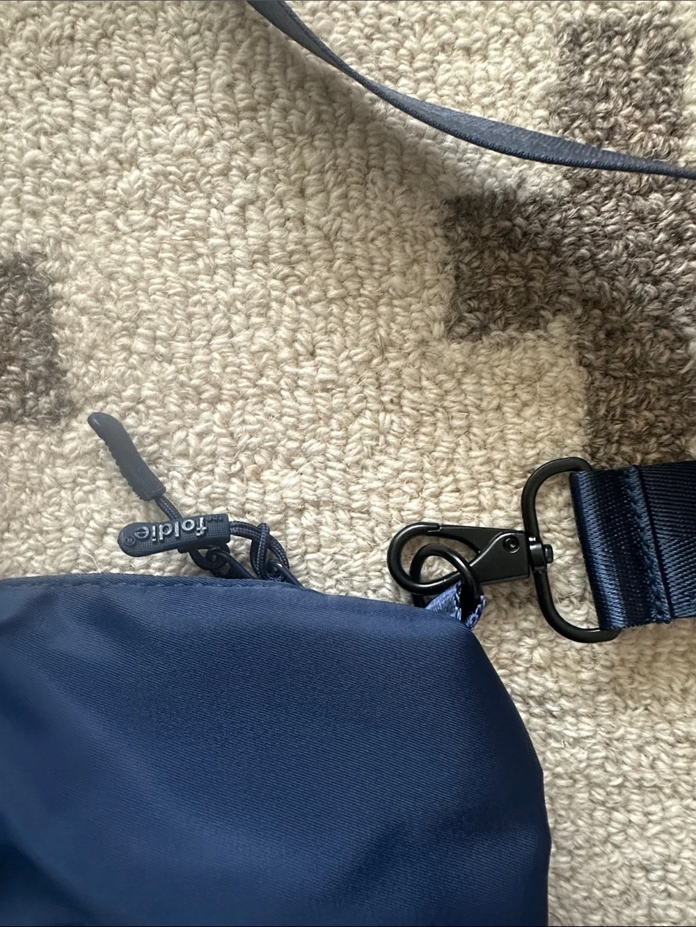 Foldie Navy Duffel Tote - Versatile Men's Travel Bag